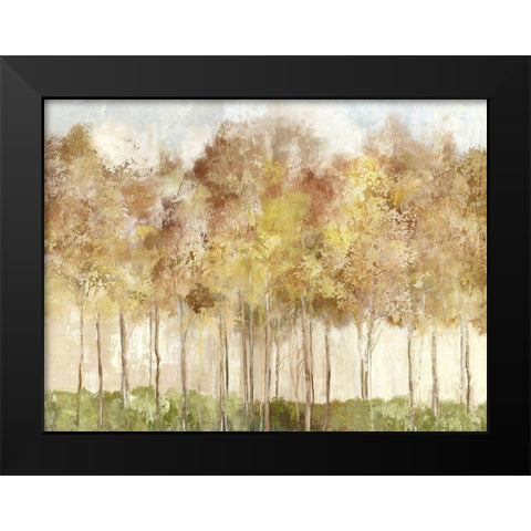 Yellow Forest  Black Modern Wood Framed Art Print by Pearce, Allison