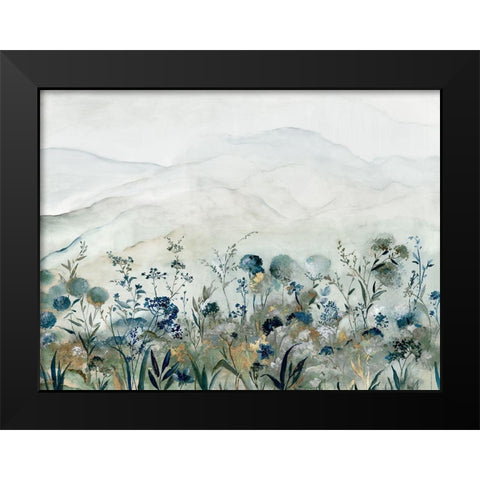 Bluebell Field  Black Modern Wood Framed Art Print by Pearce, Allison