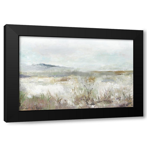 Field Wind  Black Modern Wood Framed Art Print by Pearce, Allison