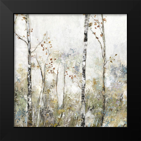 Soft Birch Forest II  Black Modern Wood Framed Art Print by Pearce, Allison