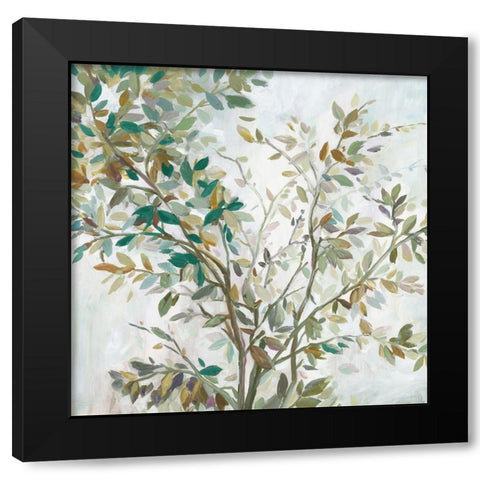 Leaves of Tree  Black Modern Wood Framed Art Print by Pearce, Allison