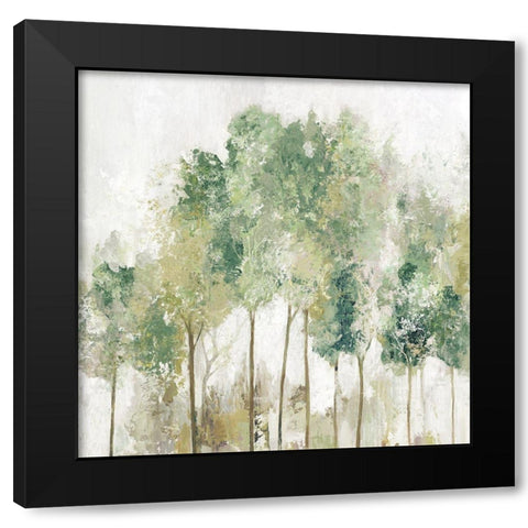 Shabby Trees  Black Modern Wood Framed Art Print by Pearce, Allison