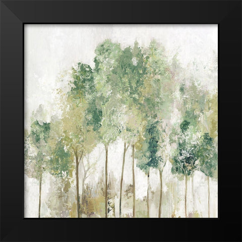 Shabby Trees  Black Modern Wood Framed Art Print by Pearce, Allison