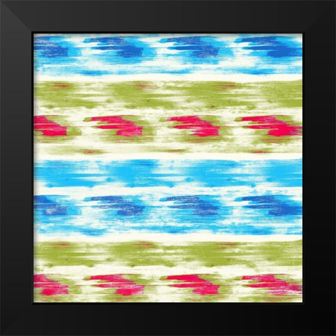 Suzani I Black Modern Wood Framed Art Print by PI Galerie