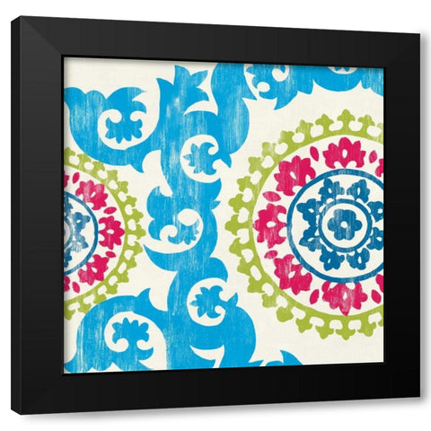 Greek Islands Map White Black Modern Wood Framed Art Print with Double Matting by PI Galerie