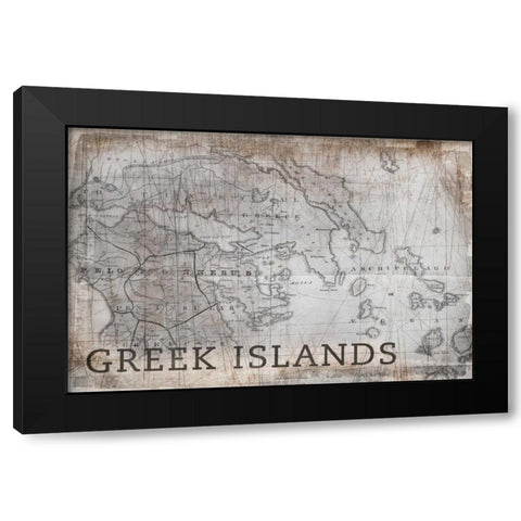 Napa Valley Black Modern Wood Framed Art Print by PI Galerie
