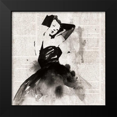 Spotlight II Black Modern Wood Framed Art Print by PI Galerie
