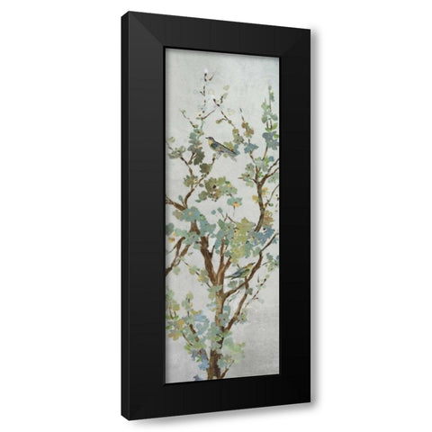 BLOOM I Black Modern Wood Framed Art Print with Double Matting by PI Galerie