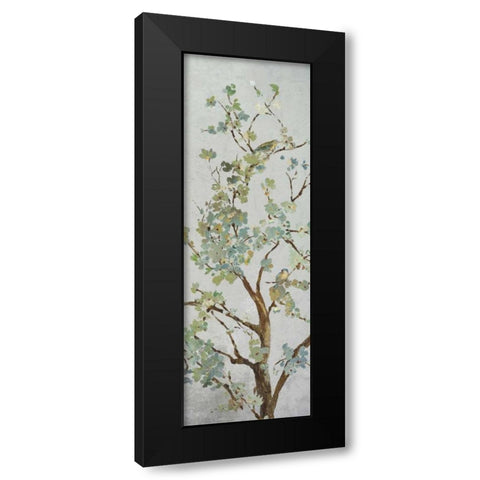 BLOOM II Black Modern Wood Framed Art Print with Double Matting by PI Galerie