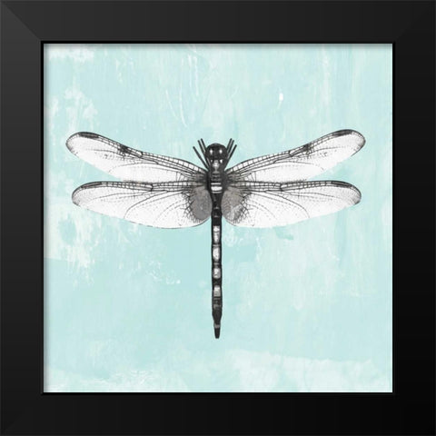 Dragonfly I Black Modern Wood Framed Art Print by PI Galerie