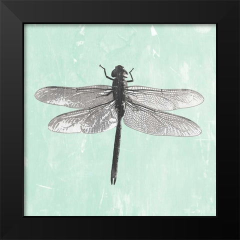 Dragonfly II Black Modern Wood Framed Art Print by PI Galerie