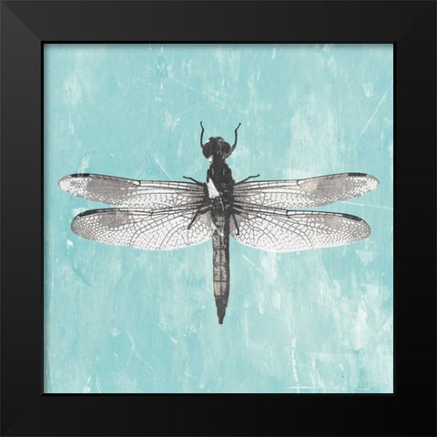 Dragonfly III Black Modern Wood Framed Art Print by PI Galerie