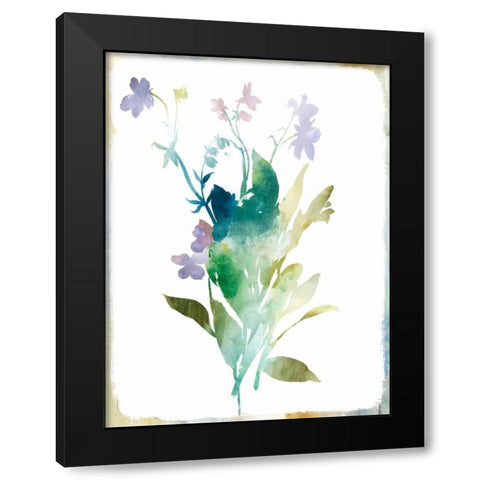 Summer Botanical I Black Modern Wood Framed Art Print by PI Galerie