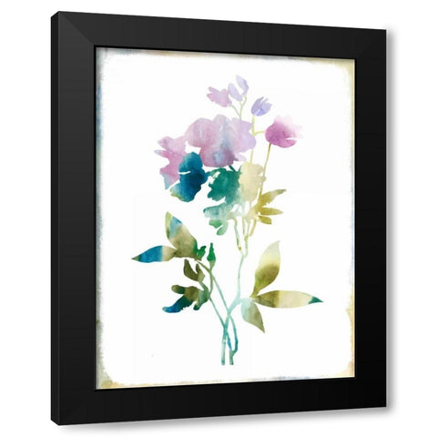 Summer Botanical II Black Modern Wood Framed Art Print by PI Galerie