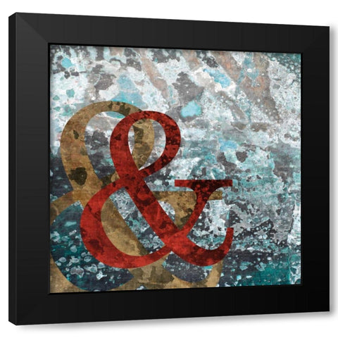 And Black Modern Wood Framed Art Print with Double Matting by PI Studio
