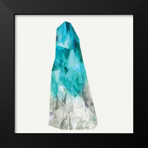 Crystal I Black Modern Wood Framed Art Print by PI Studio