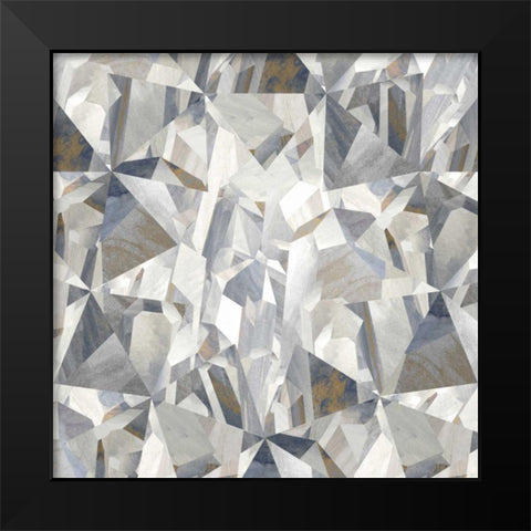 Crystal Clearing I  Black Modern Wood Framed Art Print by PI Studio