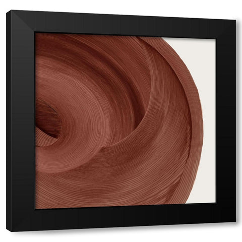 Americano  Black Modern Wood Framed Art Print with Double Matting by PI Studio