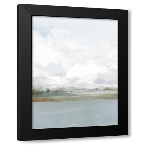 All Shore  Black Modern Wood Framed Art Print by PI Studio