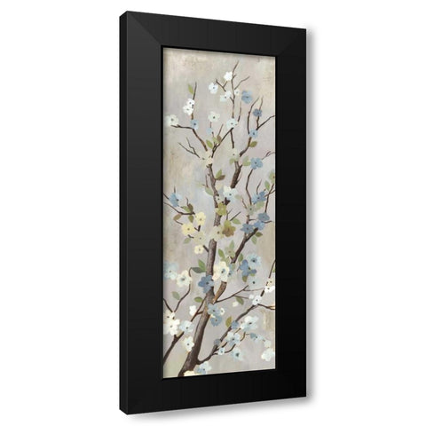 Blossom II Black Modern Wood Framed Art Print with Double Matting by PI Studio