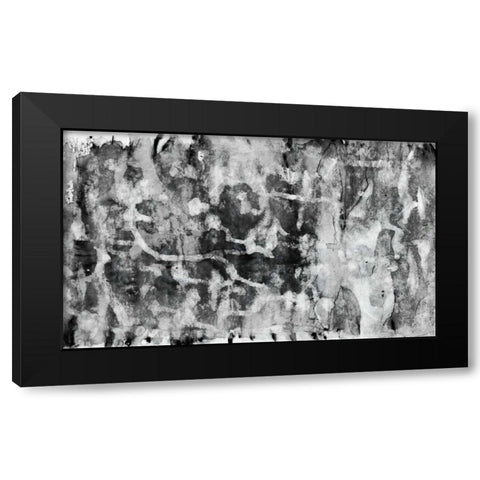 Black and White Abstract VI Black Modern Wood Framed Art Print by PI Studio