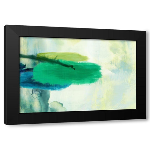 Resistant Black Modern Wood Framed Art Print by PI Studio