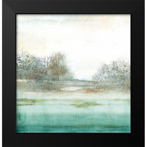 Azure Dreamland I  Black Modern Wood Framed Art Print by PI Studio