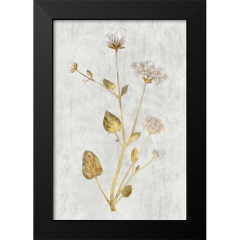 Abronia Turbinata Black Modern Wood Framed Art Print by PI Collection