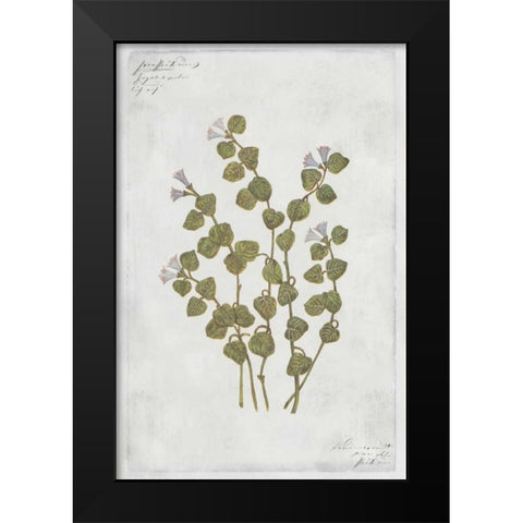 Patridge Berry Black Modern Wood Framed Art Print by PI Collection