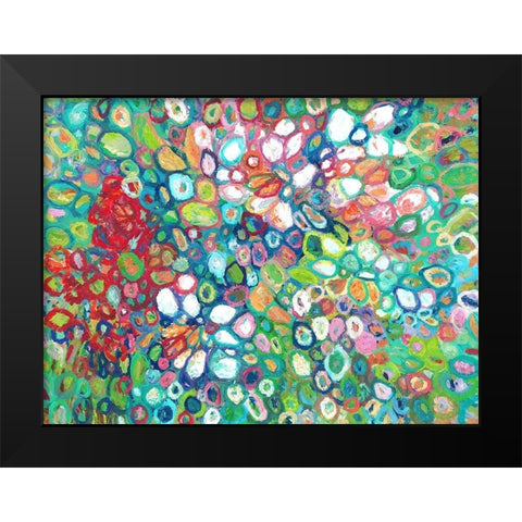 Through the Prism Black Modern Wood Framed Art Print by Kelly, Rea