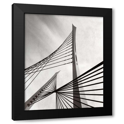 Conv Black Modern Wood Framed Art Print by Cotter, Rick