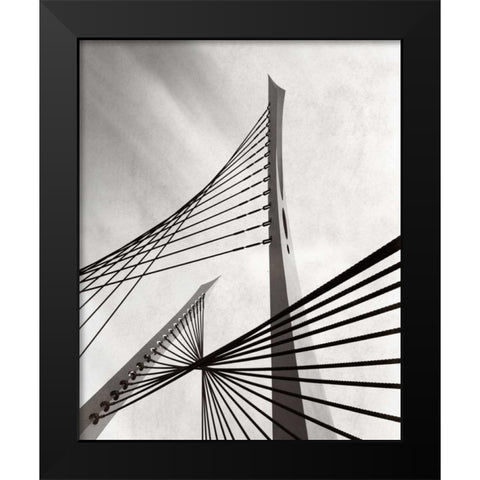 Conv Black Modern Wood Framed Art Print by Cotter, Rick