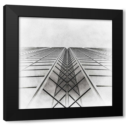 Arc II Black Modern Wood Framed Art Print by Cotter, Rick