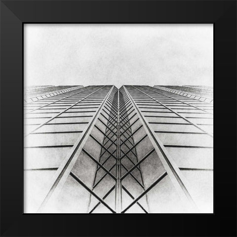 Arc II Black Modern Wood Framed Art Print by Cotter, Rick