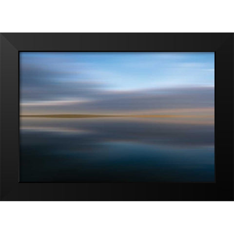 A Streak of Copper Black Modern Wood Framed Art Print by Reeves, Tom