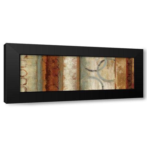 Juncture II Black Modern Wood Framed Art Print with Double Matting by Reeves, Tom