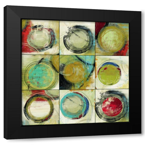 Lets Go Black Modern Wood Framed Art Print with Double Matting by Reeves, Tom