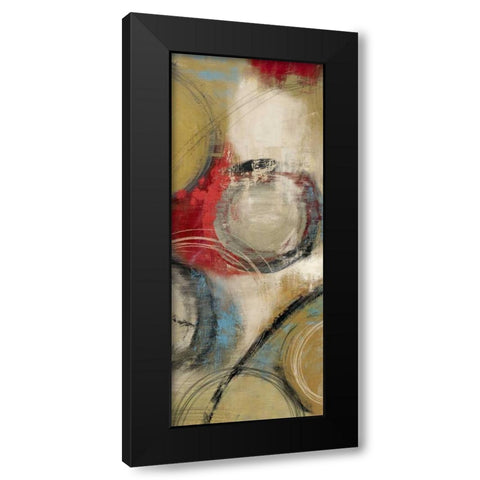Elemental Circles II- Mini Black Modern Wood Framed Art Print by Reeves, Tom