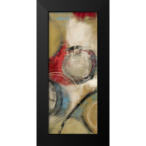 Elemental Circles II- Mini Black Modern Wood Framed Art Print by Reeves, Tom