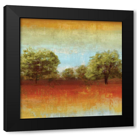 All Aglow II Black Modern Wood Framed Art Print by Reeves, Tom