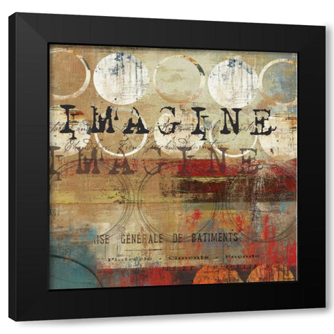 Imagine - Mini Black Modern Wood Framed Art Print by Reeves, Tom