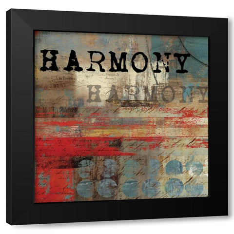 Harmony - Mini Black Modern Wood Framed Art Print by Reeves, Tom