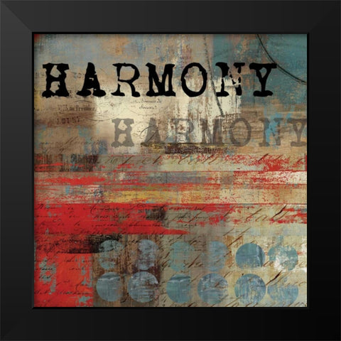 Harmony - Mini Black Modern Wood Framed Art Print by Reeves, Tom