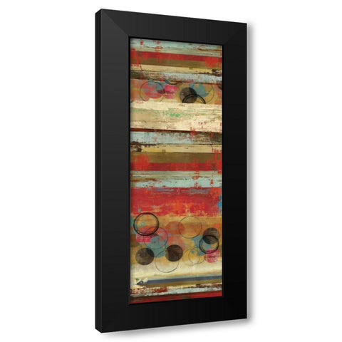 Palette I - Mini Black Modern Wood Framed Art Print with Double Matting by Reeves, Tom