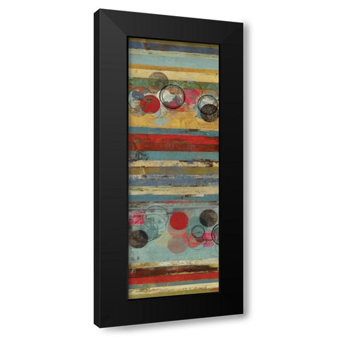 Palette II - Mini Black Modern Wood Framed Art Print with Double Matting by Reeves, Tom