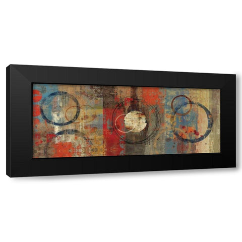 Splattered I - Mini Black Modern Wood Framed Art Print with Double Matting by Reeves, Tom