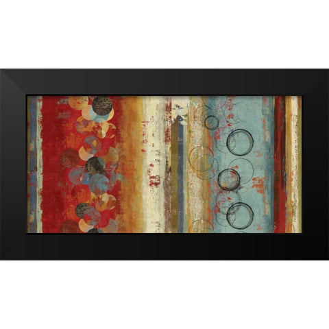 Field of Blue - Oversize Black Modern Wood Framed Art Print by Reeves, Tom