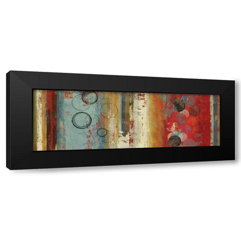 Field of Blue Abstract - create Black Modern Wood Framed Art Print with Double Matting by Reeves, Tom