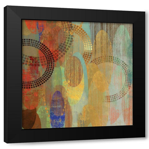 Side by Side I Black Modern Wood Framed Art Print by Reeves, Tom