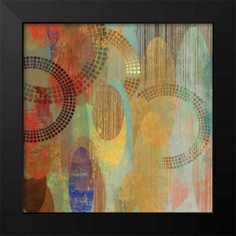 Side by Side I Black Modern Wood Framed Art Print by Reeves, Tom